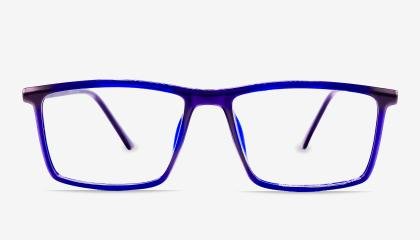 Blue Full Rim Rectangle