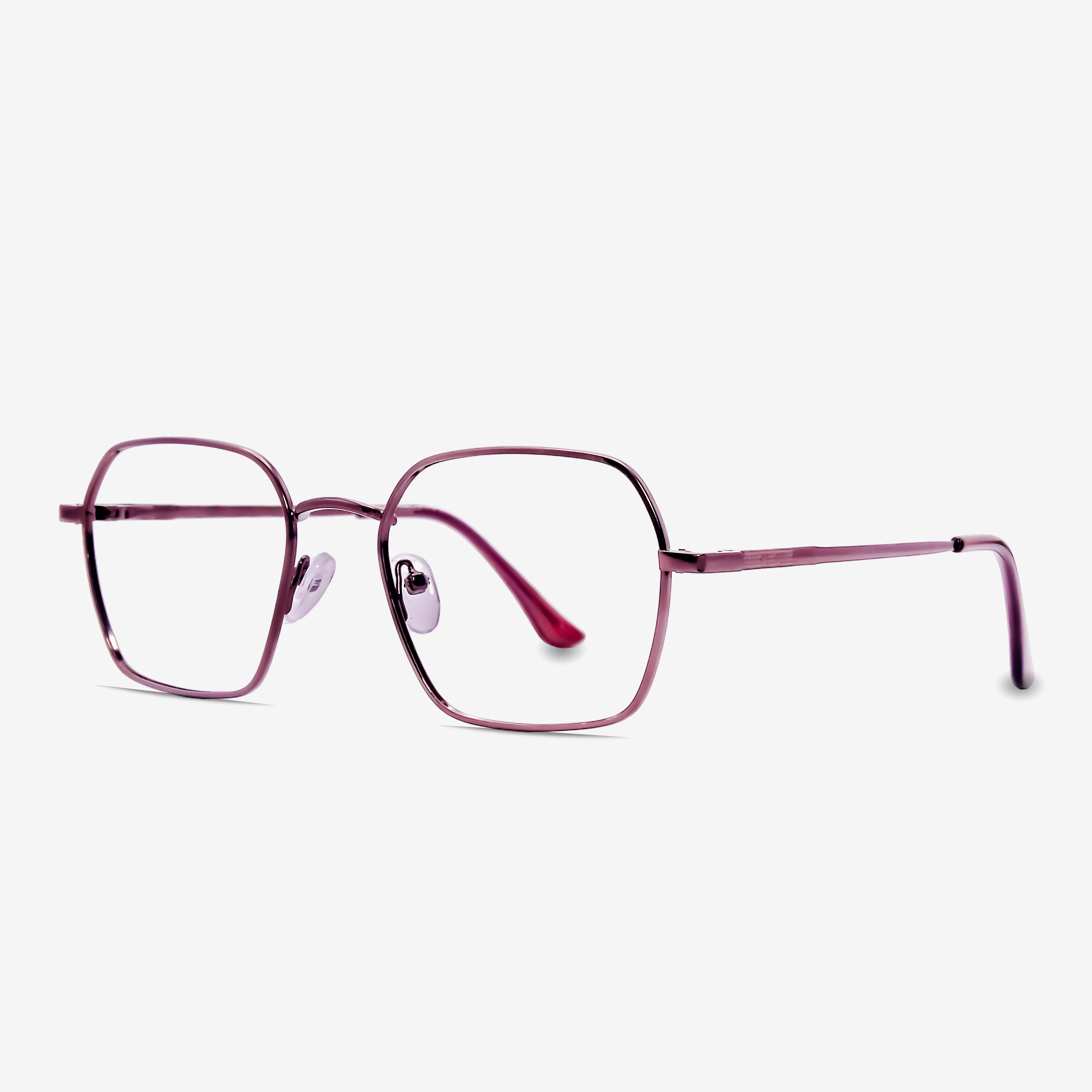 Brown Full Rim Geometric