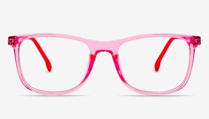 Crystal Red Full Rim Wayfarer