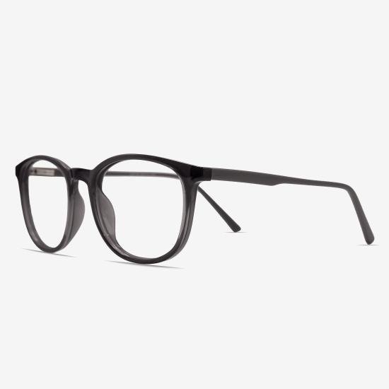 Dark Grey Full Rim Round