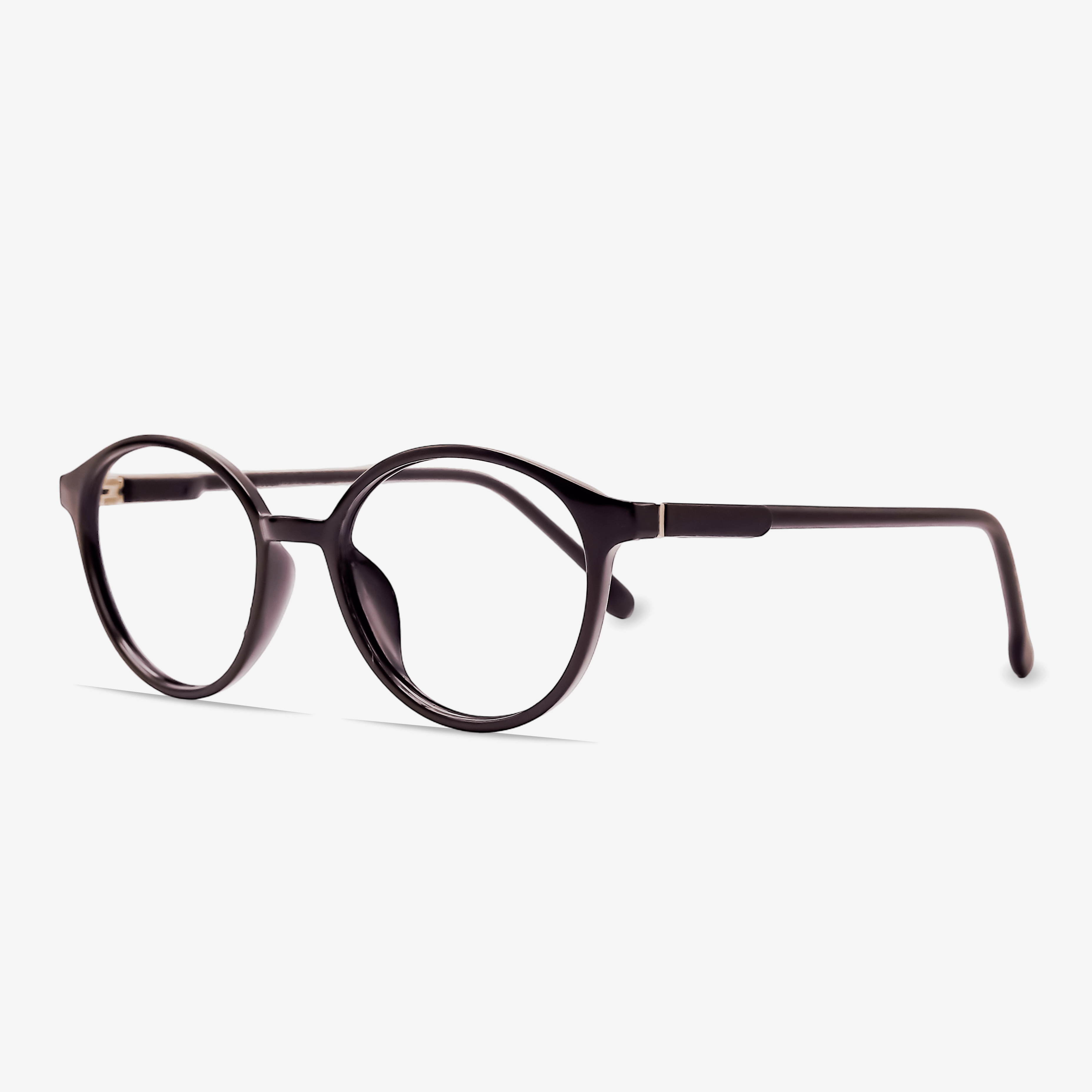 Black Full Rim Round